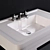 Elegant NOBEL Basin with Pedestal 3D model small image 2