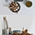 Scandinavian Kitchen Decor Set 3D model small image 2