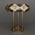 Brass Geometric Table Lamp 3D model small image 1