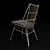 Stylish Rattan Mira Chair 3D model small image 3