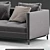 Luxurious Minotti Andersen Quilt Sofa 3D model small image 2