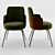 Elegant Armrest Chair: Wittmann Merwyn 3D model small image 2