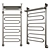 Nick Curve Heated Towel Rail 3D model small image 1