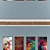 Elegant Wall Art Set 3D model small image 3