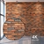 Seamless 4K Brick Texture 3D model small image 1