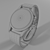Handcrafted High-Polished Wristwatch 3D model small image 3