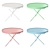 Elegant Flip Paola Lenti Stool 3D model small image 2