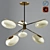 Title: Sleek LED Ceiling Lamp 3D model small image 1
