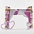 Wedding Bliss Decor Set 3D model small image 1