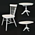 Table Favorite Classics and Chair Classics - Transformable Furniture Set
  
Transformable Table and Chair Set 3D model small image 2