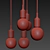 Vintage Pendant Lights Edison Design 3D model small image 2