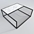 Elegant Tea Table, 100x100x40 3D model small image 1