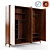 Customizable Animated Door Cupboard 3D model small image 2