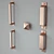 Copper Handle Collection: Versatile & Stylish 3D model small image 1