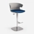 Quadrifoglio COVE Swivel Gas-Lift Stool+: Stylish, Versatile Seating Solution! 3D model small image 1