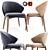 Elegant Ellen Dining Chair 3D model small image 1