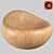 Handcrafted Cedar Armchair 3D model small image 1