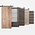 Rustic Aspen Barn Door Set 3D model small image 1