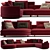 Elegant Minotti Alexander Sofa 3D model small image 1