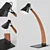 Sleek LED Desk Lamp 3D model small image 1