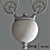 Vintage Adjustable Pendant Lamp 3D model small image 3