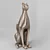 Egyptian Majesty: Abhika Cat Sculpture 3D model small image 2