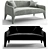 Jardan Lab Kelly Sofa: Modern Luxury Seating 3D model small image 2