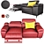 Sofalogy 2: Luxury Leather Sofa 3D model small image 1