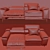 Sofalogy 2: Luxury Leather Sofa 3D model small image 3