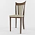 Elegant Upholstered Chair 3D model small image 3