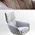 LEOLUX LX: Elegant Design Chair by Gino Carollo 3D model small image 3