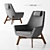 Mid-Century Dream Chair 3D model small image 1