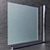 Elegant Glass Shower Door 3D model small image 2