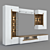 Dubai Wall Unit: Modern, Sleek Design 3D model small image 1