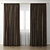 Elegant Window Drapes 3D model small image 1