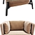ComfortSway Armchair and Ottoman 3D model small image 2