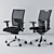 Ergonomic Stockholm Desk Chair 3D model small image 1