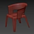 Eco Chic Chair: Madeira 3D model small image 3