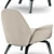 Elegant Minotti Gilliam Armchair 3D model small image 3