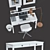 Modern Home Office Set 3D model small image 2