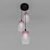 Sleek LED Pendant Ceiling Light 3D model small image 1