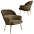 Wam Lounge Chair: Sleek and Stylish Seating Solution 3D model small image 1