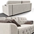 Vegas Latte: Elegant and Comfortable Sofa 3D model small image 2