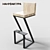 Industrial Loft Bar Stool 3D model small image 1