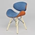 Porthos Home Holliday Upholstered Chair 3D model small image 1