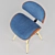 Porthos Home Holliday Upholstered Chair 3D model small image 3