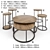Industrial Loft Style Coffee Table 3D model small image 2
