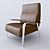 Elegant ESTRO Dennon Chair: Perfect Blend of Style and Comfort 3D model small image 1