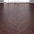 Brown Pear Wood Parquet: Deck, Chevron, Herringbone 3D model small image 1