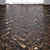 Luxury Dark Brown Marble Tiles: Chevron & Herringbone 3D model small image 2